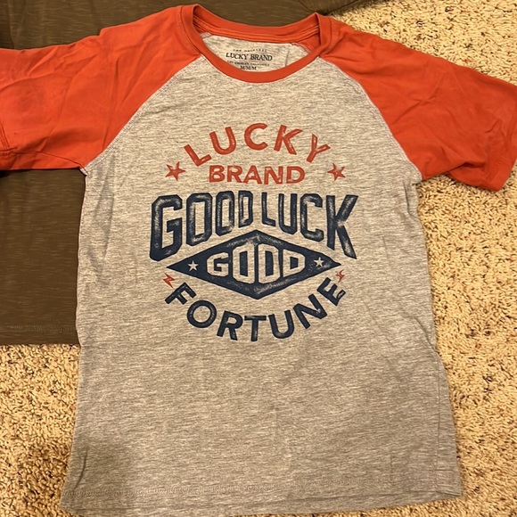 4 Lucky Brand shirts, size M or 10/12.  Super nice!! - Picture 6 of 10